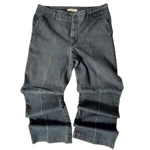 Vintage Lee Women's Natural Bootcut Jeans Y2K Mid Rise Pleated Denim SZ 14M